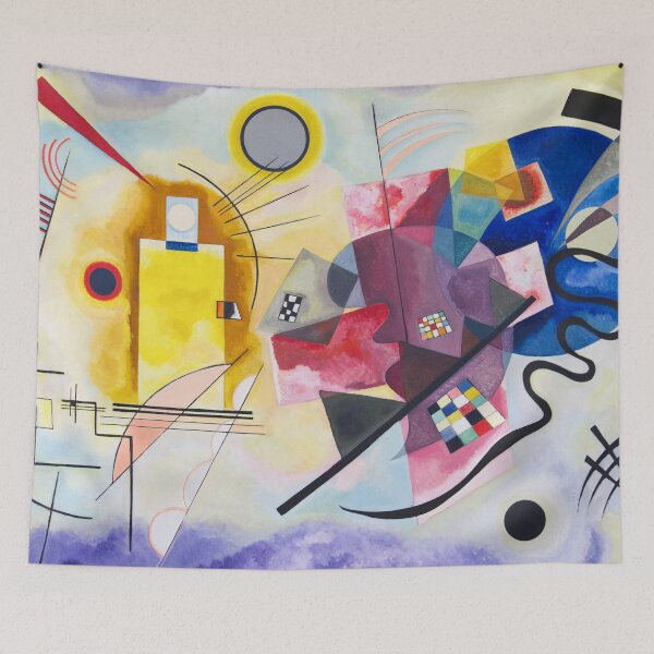 Item preview, Kadinsky - Yellow Red Blue designed and sold by Locktavia.