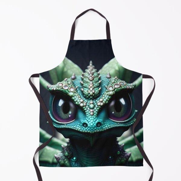Artikelvorschau, Cute Green Baby Dragon With Big Eyes  entworfen und verkauft von VersoShopping.