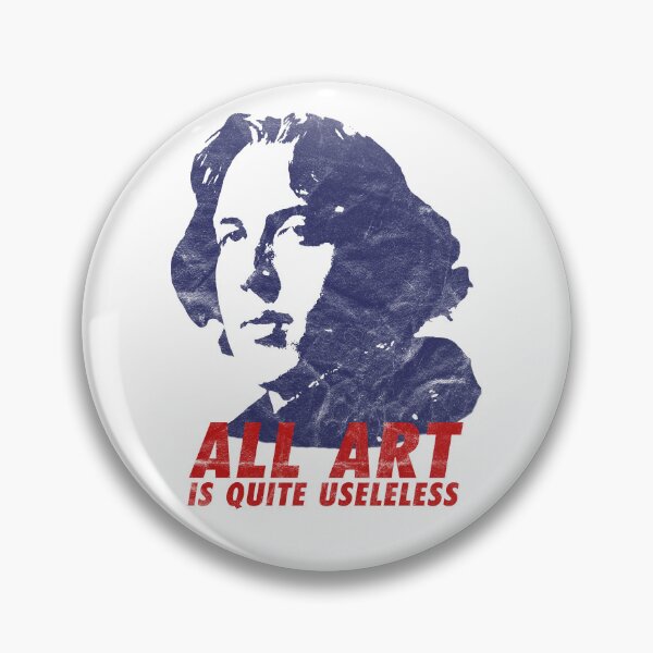 Item preview, Oscar Wilde All Art Is Quite Useless [Blue Red Design Look] designed and sold by fromthehip.