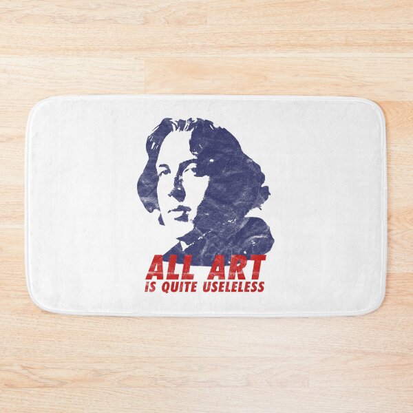 Item preview, Oscar Wilde All Art Is Quite Useless [Blue Red Design Look] designed and sold by fromthehip.