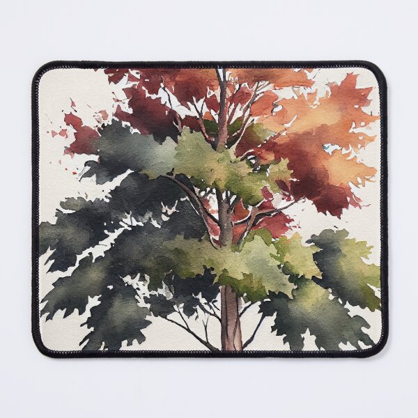 Item preview, Serene Watercolor Maple Tree Art for Your Home and Wardrobe designed and sold by DafGole.