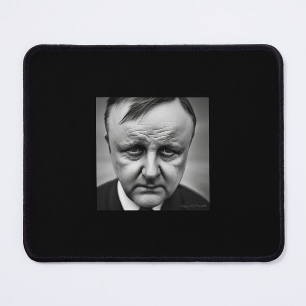 Item preview, Anthony Albanese (Australian Leader, close up portrait) designed and sold by UglyAIArtwork.