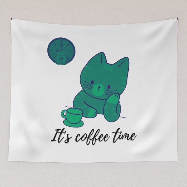 Item preview, it's coffee time designed and sold by azizbenmed.