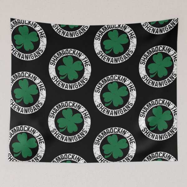 Item preview, Shamrockin' The Shenanigans Funny St. Patrick's Day Clover designed and sold by GravitiTees.