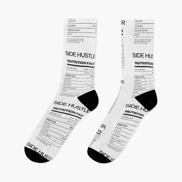 Item preview, Side Hustler Nutrition Facts  designed and sold by mkzmerch.