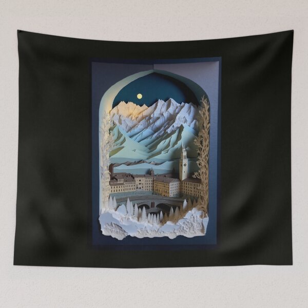 Item preview, Diorama alpine view (4/4) designed and sold by sabantha.