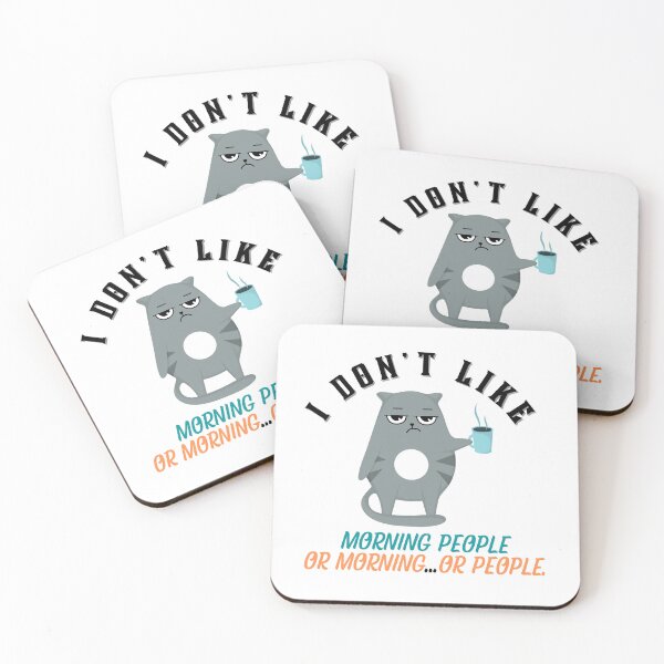 Item preview, I Don't Like Morning People Or Morning...Or People. designed and sold by LadyHustle.