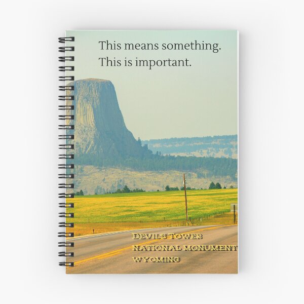Item preview, Devil's Tower Travel Poster designed and sold by BattlestarEclectica.