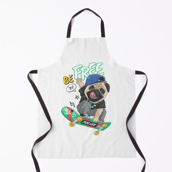 Item preview, Pug Skateboard, Skateboarding Pug, Skateboarding Dog, Skateboard, Skate designed and sold by Skateboard-Art.