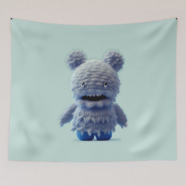Item preview, Knitted Teddy Bear Monster designed and sold by thewolffpress.