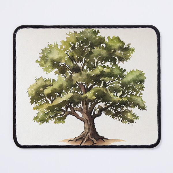 Item preview, Watercolor Oak Tree Printable Art - Versatile and Unique Design designed and sold by DafGole.
