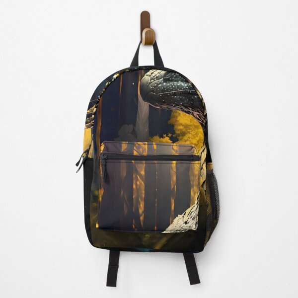 Item preview, Fantasy Creature in a Jungle - Dark and Yellow Theme, Digital Art, Dragon-like Appearance - Perfect for Adventure and Mythology Lovers." designed and sold by MerakiAndArt.