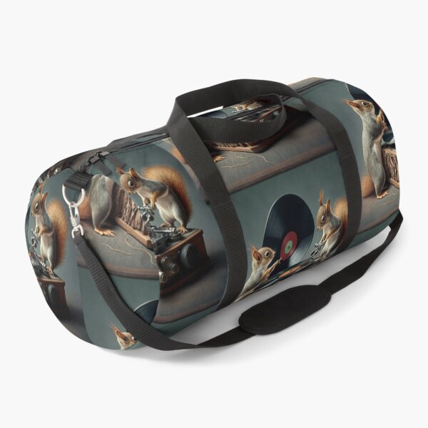 Item preview, Squirrel DJ's Putting Vinyl Records on Turntable designed and sold by Bleknervin.