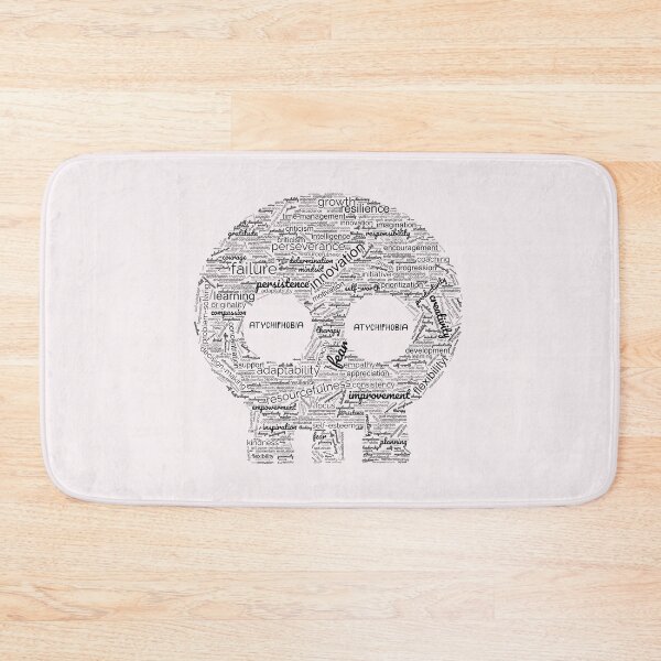 Item preview, Atychiphobia (Fear of Failure, Fear of Not Being Good Enough) Skull  designed and sold by ZingAndPep.