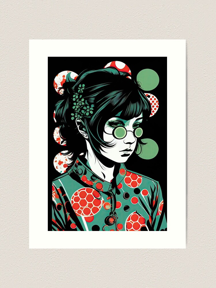 アート・デザイン・音楽 THE 101 STYLES FOR LADIES IN JAPAN Modern Japanese Woman Funky Round Glasses Anime Style