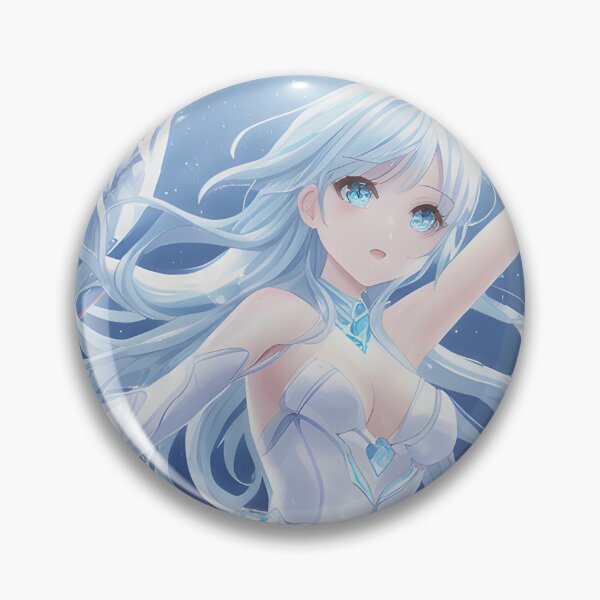 Item preview, Beautiful Anime Ice Girl elemental designed and sold by VersoShopping.