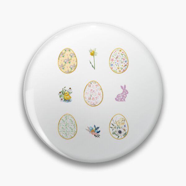 Item preview, Flower Easter Egg Pack Colourful Easter Egg Flower Pattern, Easter Celebration, Easter Bunnies designed and sold by Flowerartlovers.