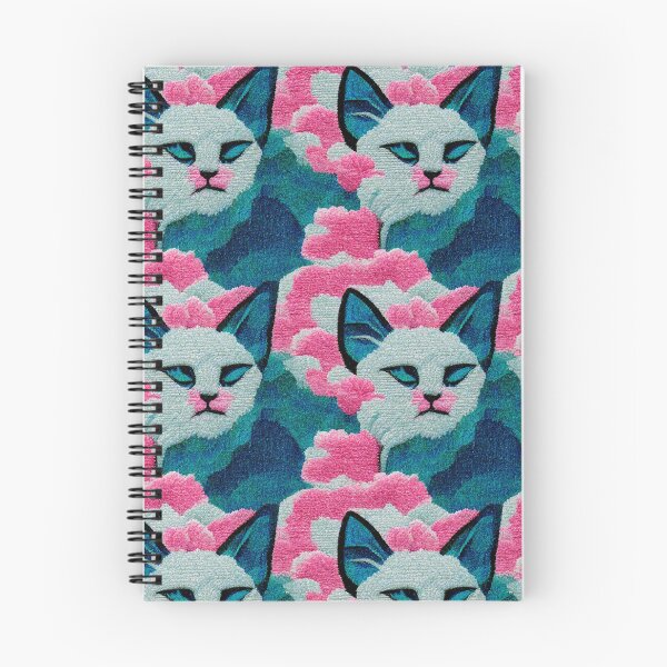 Item preview, Gatito con sombra de ojos azul designed and sold by KittyWooWoo.