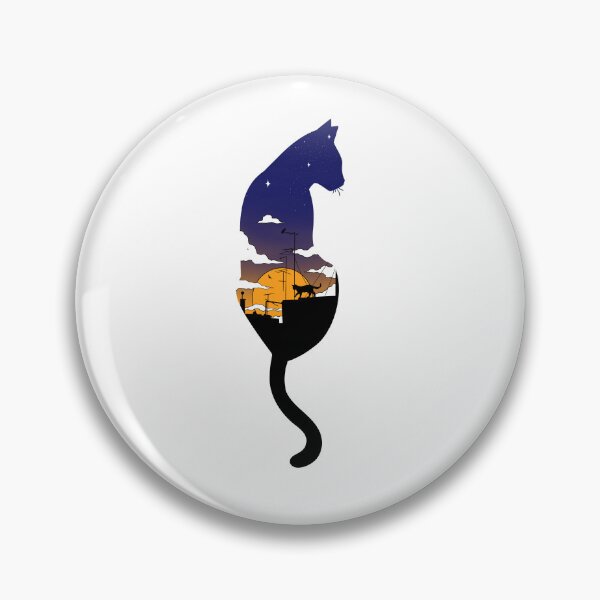 Item preview, Cats at Sunset: Two Worlds, One Sky designed and sold by Artsilhouette.