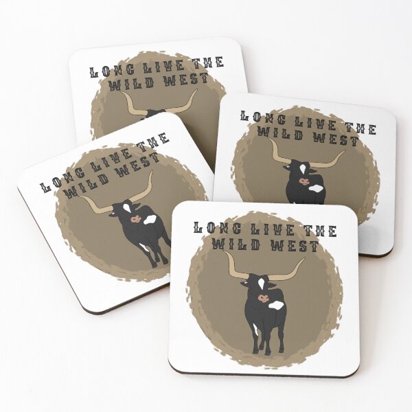 Item preview, Larga vida al salvaje oeste Longhorn designed and sold by Horsequeenozie.