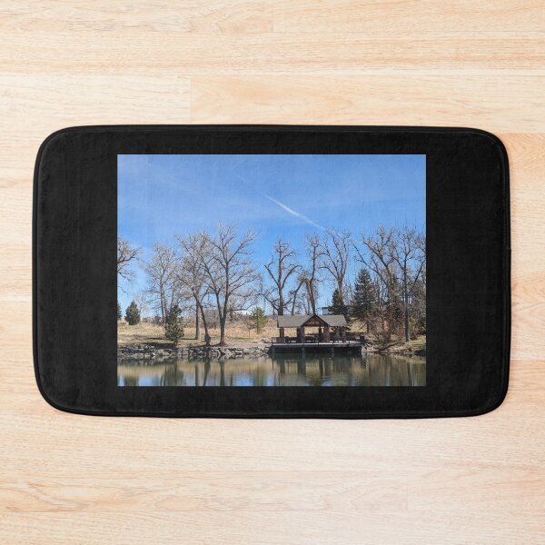 Item preview, Rocky Mountains Lake with Gazebo designed and sold by 743Designs.