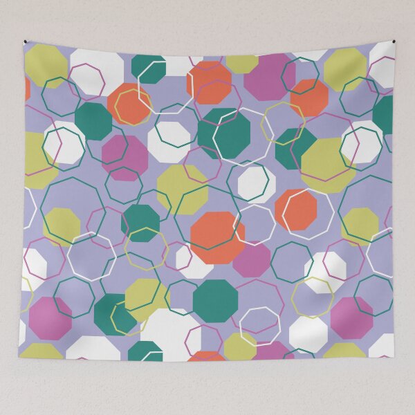 Item preview, Octagonal Pattern Fiesta designed and sold by pear-la.