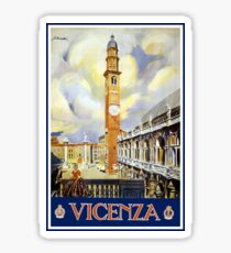Vintage Vicenza Italy Travel Sticker