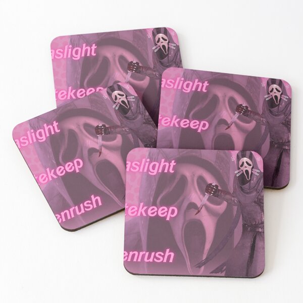 Item preview, Gaslight Gatekeep Genrush (Pink) designed and sold by IRLPeachTea.