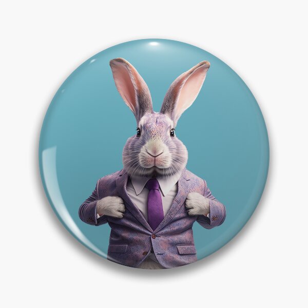 Item preview, EASTER BUNNY RABBIT IN PASTEL BUSINESS SUIT  Midjourney AI Artwork designed and sold by davidjulie.