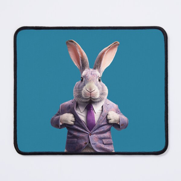 Item preview, EASTER BUNNY RABBIT IN PASTEL BUSINESS SUIT  Midjourney AI Artwork designed and sold by davidjulie.