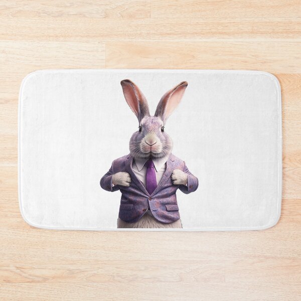 Item preview, EASTER BUNNY RABBIT IN PASTEL BUSINESS SUIT  Midjourney AI Artwork designed and sold by davidjulie.