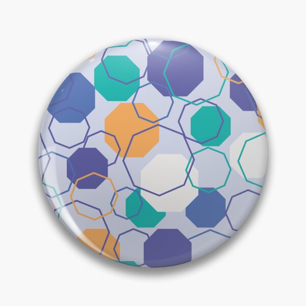 Item preview, Octagonal Pattern Periwinkle designed and sold by pear-la.