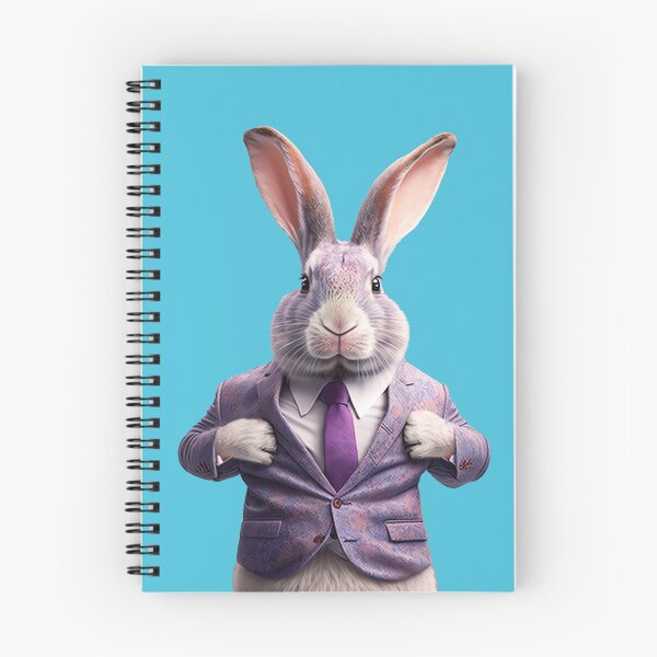 Item preview, EASTER BUNNY RABBIT IN PASTEL BUSINESS SUIT  Midjourney AI Artwork designed and sold by davidjulie.