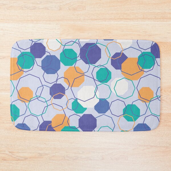 Item preview, Octagonal Pattern Periwinkle designed and sold by pear-la.
