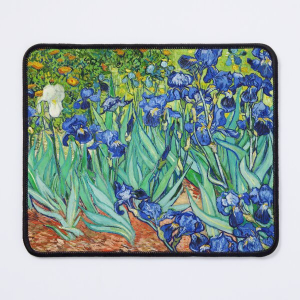 Vincent Van Gogh Irises Purple Flowers Landscape Famous original Painting  1889 HD High Quality Jigsaw Puzzle for Sale by iresist