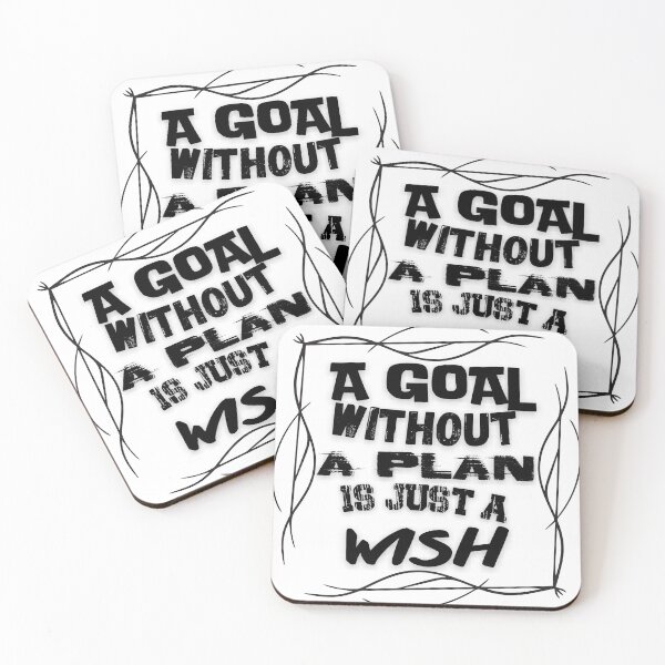 Item preview, A Goal without a plan is just a wish quote designed and sold by smitke.