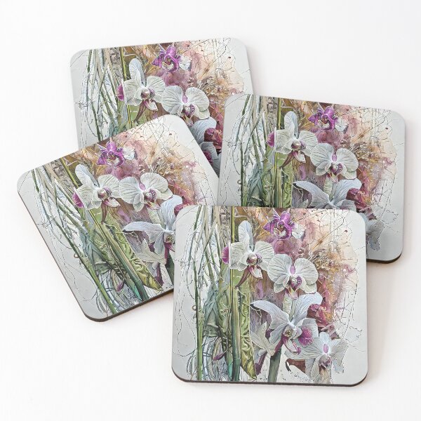 Item preview, White orchids designed and sold by bogfl.