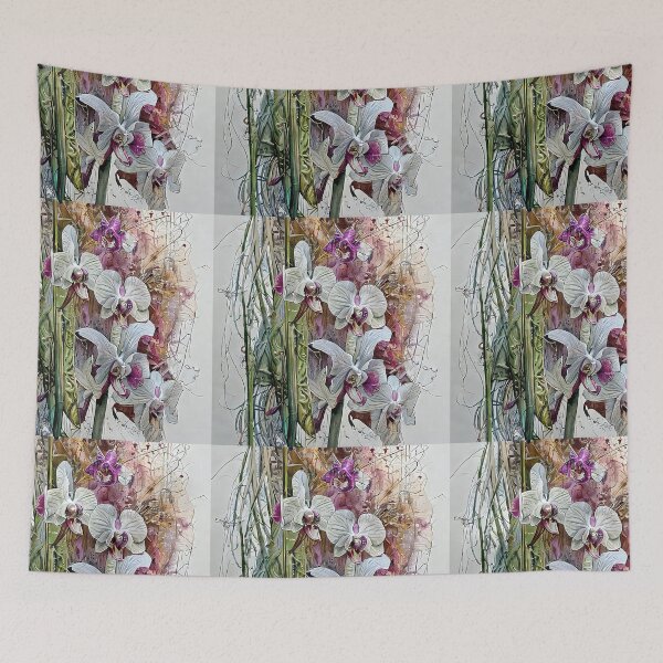 Item preview, White orchids designed and sold by bogfl.