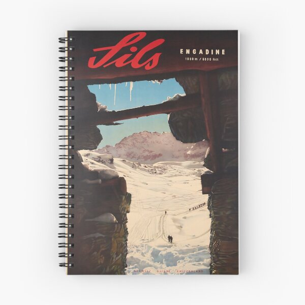 Item preview, Sils, Engadine, Switzerland, Ski Poster designed and sold by BokeeLee.
