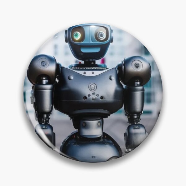 Item preview, Happy Robot designed and sold by UglyAIArtwork.