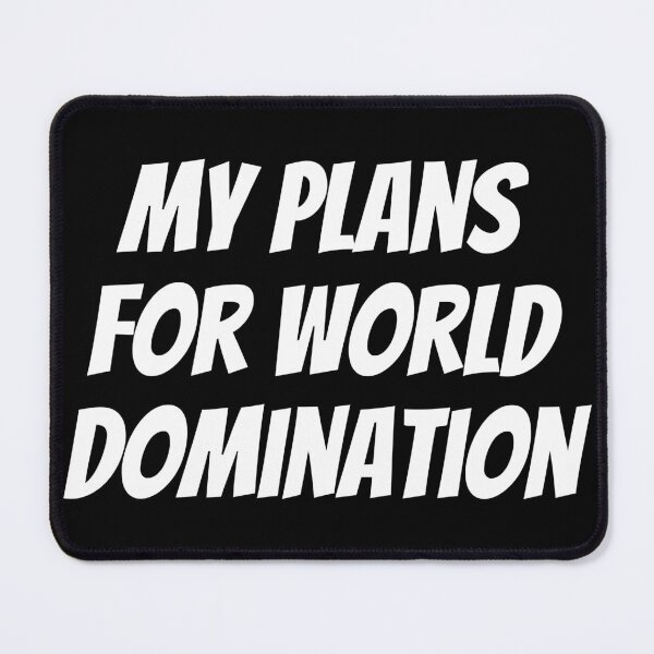 Item preview, My Plans For World Domination School designed and sold by Sour Soul.