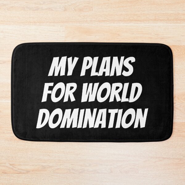 Item preview, My Plans For World Domination School designed and sold by Sour Soul.