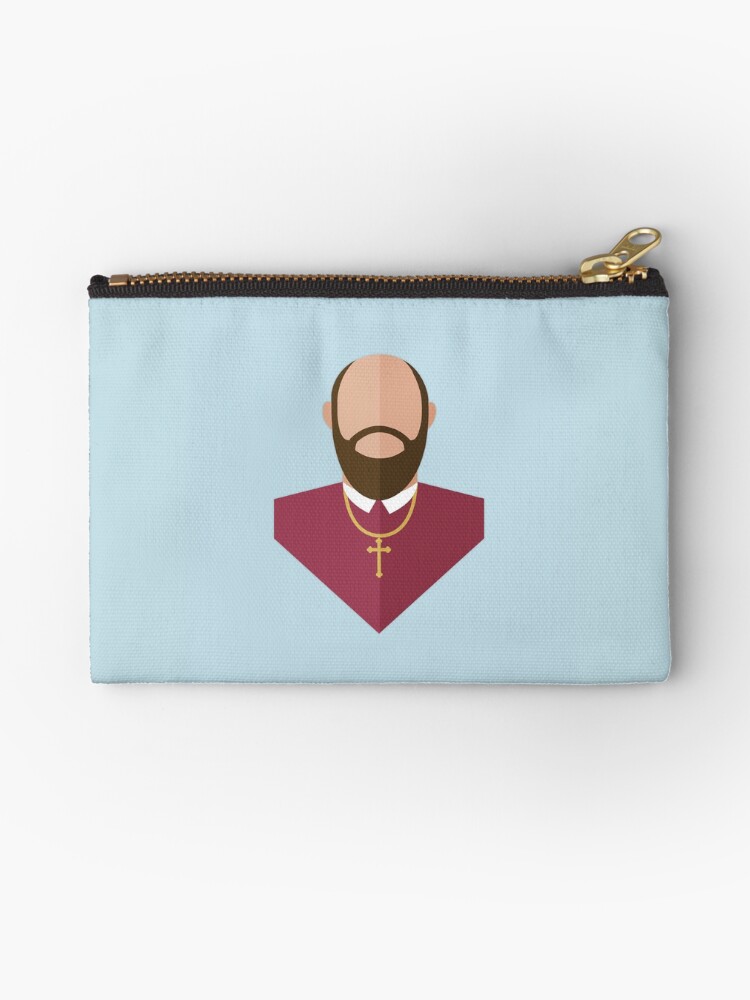 Thumbnail 1 of 4, Zipper Pouch, St. Francis de Sales designed and sold by mikbails.