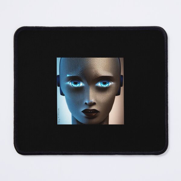 Item preview, Robot staring into your soul (version 2) designed and sold by UglyAIArtwork.