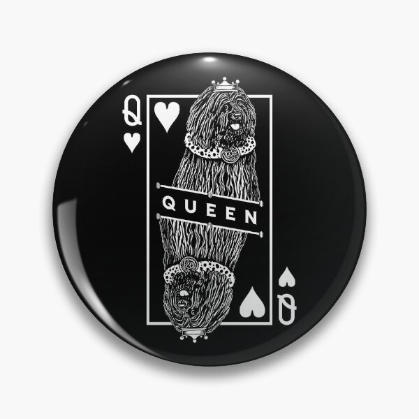 Item preview, Hungarian Puli Queen Of Hearts Funny Dog Lover Pop Art designed and sold by GrandeDuc.