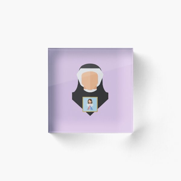 St. Faustina Acrylic Block