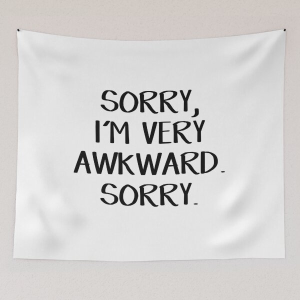 Item preview, Sorry I'm very awkward Sorry designed and sold by allthetees.