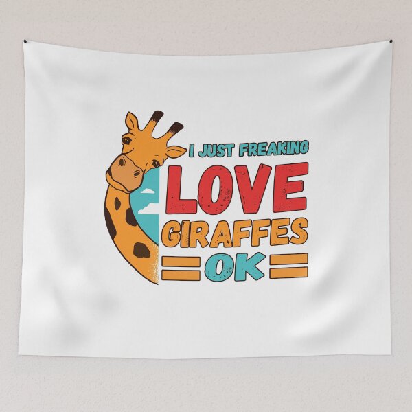 Item preview, I just Freaking Love Giraffes OK designed and sold by jie lin.