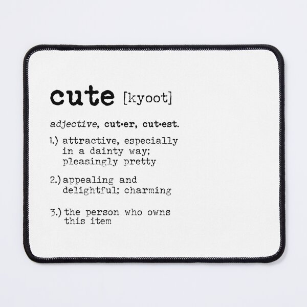 Item preview, Definition of Cute designed and sold by KTSubz Faith & Fun Designs.