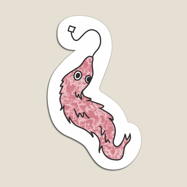 Item preview, Pink worm on a string  designed and sold by luxjordanz.
